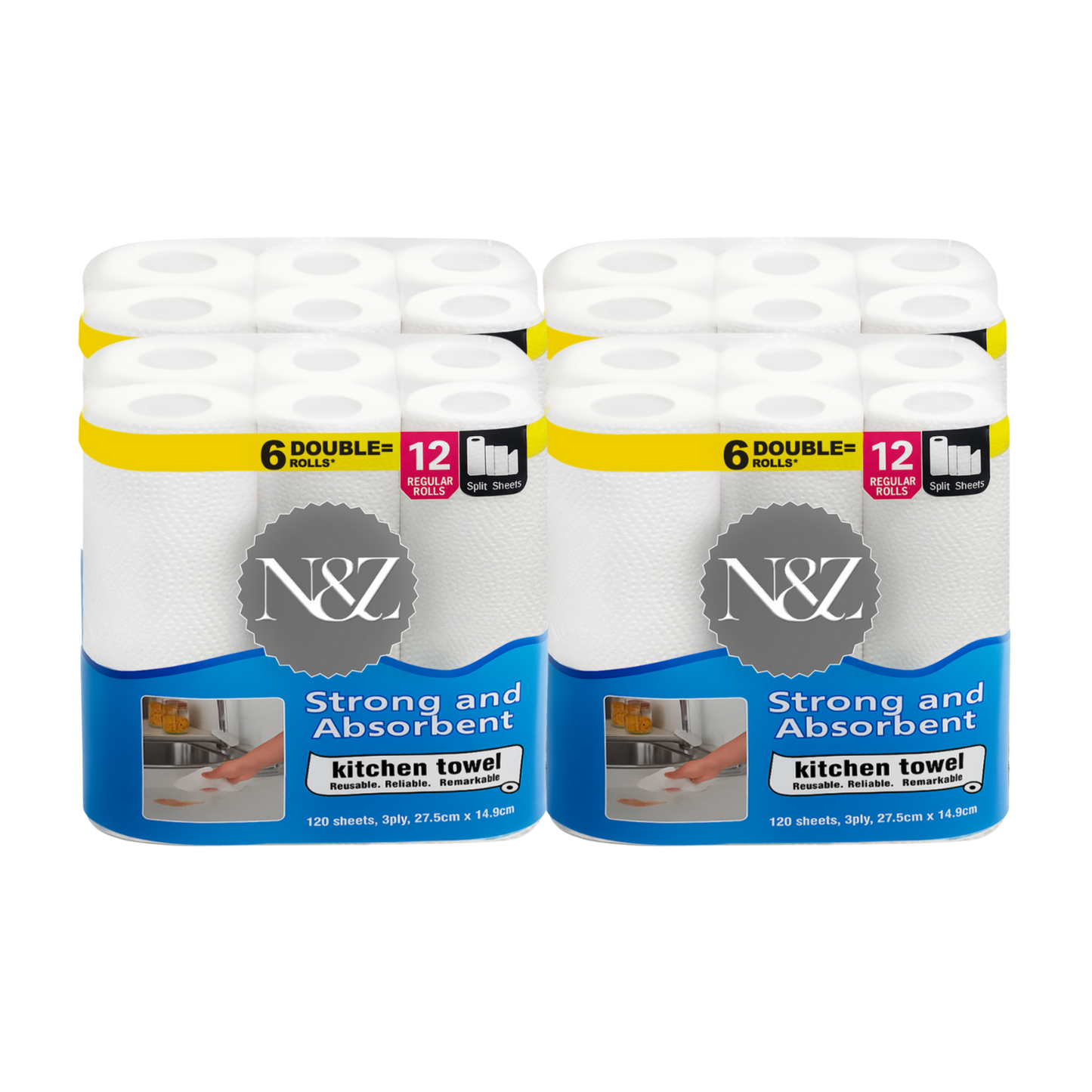 Mega Pack of 6 Paper Towels